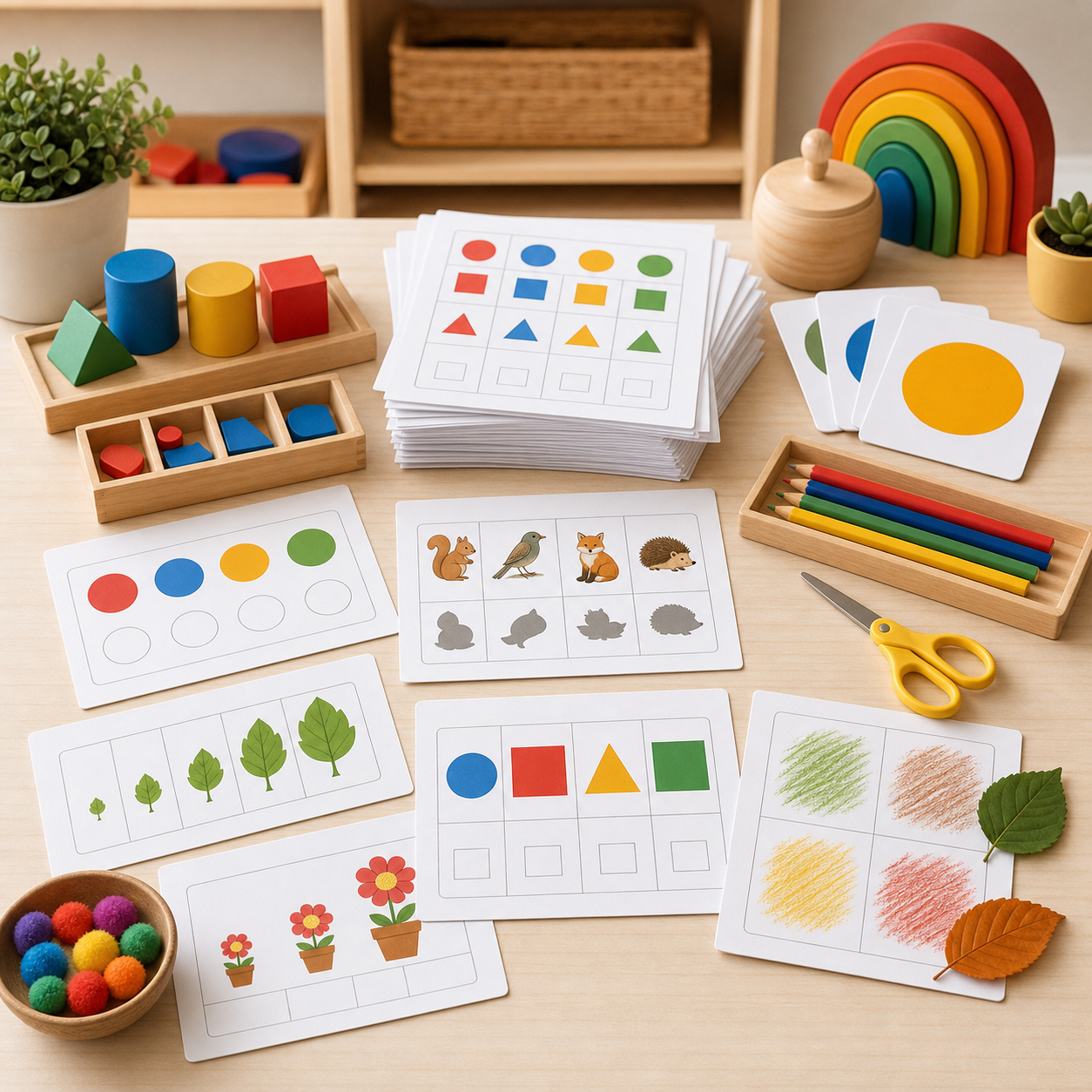 Activités Montessori à imprimer